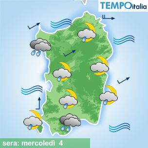 Mappa sera per la giornata del 2026-02-04