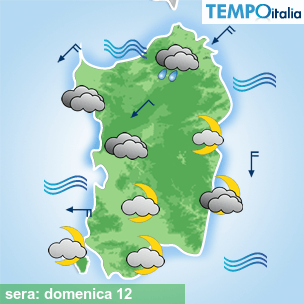 Mappa sera per la giornata del 2026-04-12