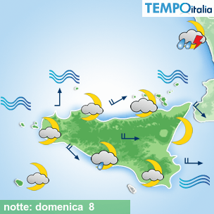 Mappa notte per la giornata del 2026-02-08