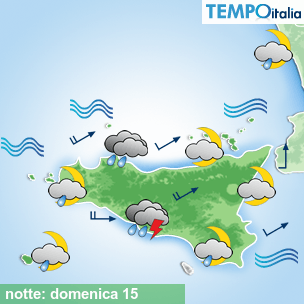 Mappa notte per la giornata del 2026-02-15