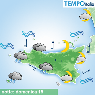 Mappa notte per la giornata del 2026-03-15