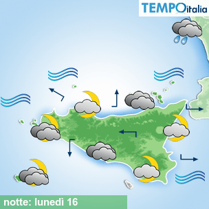 Mappa notte per la giornata del 2026-03-16