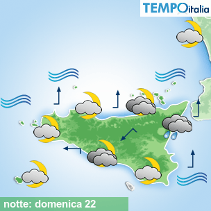 Mappa notte per la giornata del 2026-03-22