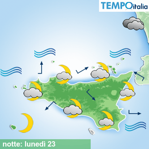Mappa notte per la giornata del 2026-03-23
