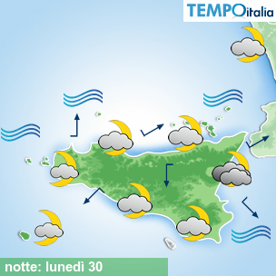 Mappa notte per la giornata del 2026-03-30
