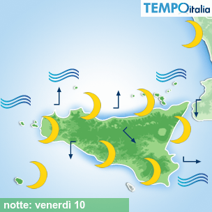 Mappa notte per la giornata del 2026-04-10