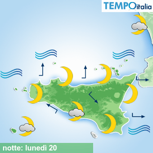 Mappa notte per la giornata del 2026-04-20