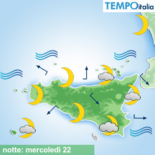 Mappa notte per la giornata del 2026-04-22