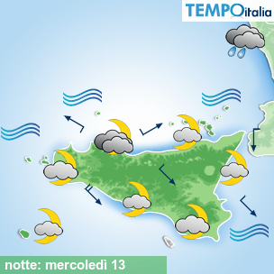 Mappa notte per la giornata del 2026-05-13