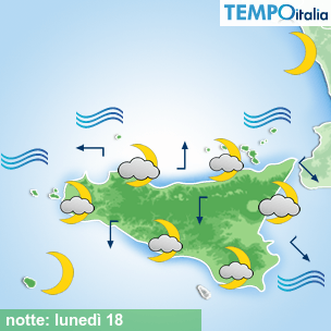 Mappa notte per la giornata del 2026-05-18