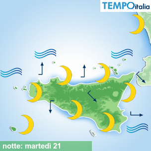 Mappa notte per la giornata del 2026-07-21