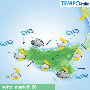 Mappa notte per la giornata del 2026-07-28
