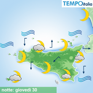 Mappa notte per la giornata del 2026-07-30
