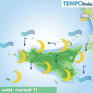 Mappa notte per la giornata del 2026-08-11