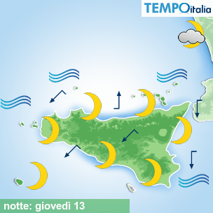 Mappa notte per la giornata del 2026-08-13