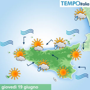 Mappa Giornaliera per la giornata di mercoledì 16 marzo