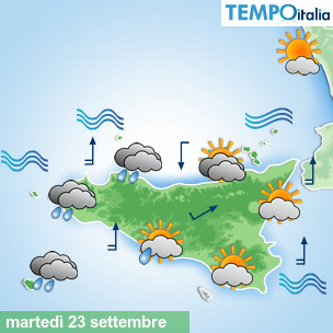 Mappa Giornaliera per la giornata di mercoledì 16 marzo