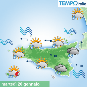 Mappa Giornaliera per la giornata di mercoledì 16 marzo