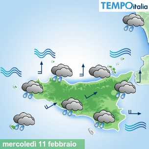 Mappa Giornaliera per la giornata di mercoledì 16 marzo