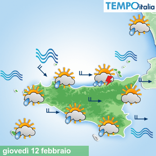 Mappa Giornaliera per la giornata di mercoledì 16 marzo