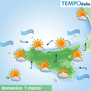 Mappa Giornaliera per la giornata di mercoledì 16 marzo