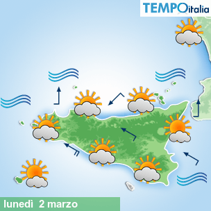 Mappa Giornaliera per la giornata di mercoledì 16 marzo