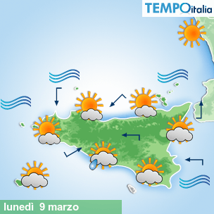 Mappa Giornaliera per la giornata di mercoledì 16 marzo