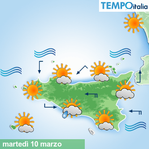 Mappa Giornaliera per la giornata di mercoledì 16 marzo