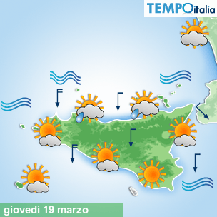 Mappa Giornaliera per la giornata di mercoledì 16 marzo