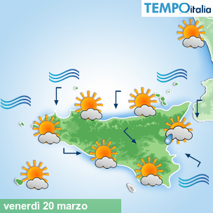 Mappa Giornaliera per la giornata di mercoledì 16 marzo