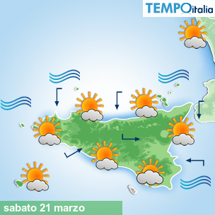 Mappa Giornaliera per la giornata di mercoledì 16 marzo