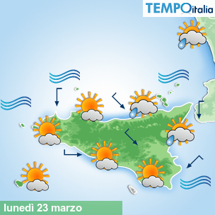 Mappa Giornaliera per la giornata di mercoledì 16 marzo