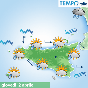 Mappa Giornaliera per la giornata di mercoledì 16 marzo