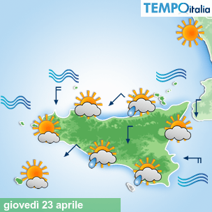 Mappa Giornaliera per la giornata di mercoledì 16 marzo