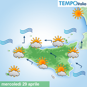 Mappa Giornaliera per la giornata di mercoledì 16 marzo