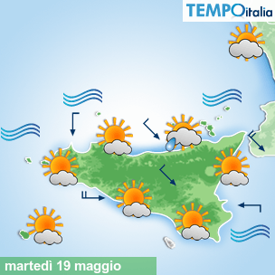 Mappa Giornaliera per la giornata di mercoledì 16 marzo