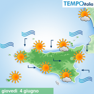 Mappa Giornaliera per la giornata di mercoledì 16 marzo