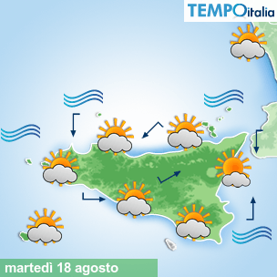 Mappa Giornaliera per la giornata di mercoledì 16 marzo