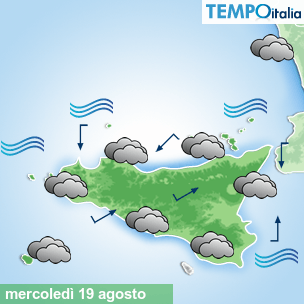 Mappa Giornaliera per la giornata di mercoledì 16 marzo