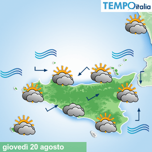 Mappa Giornaliera per la giornata di mercoledì 16 marzo