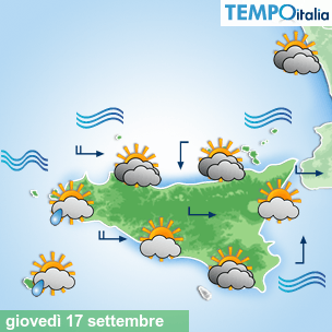 Mappa Giornaliera per la giornata di mercoledì 16 marzo