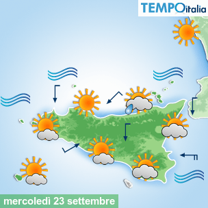 Mappa Giornaliera per la giornata di mercoledì 16 marzo