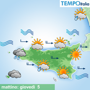Mappa mattino per la giornata del 2026-02-05