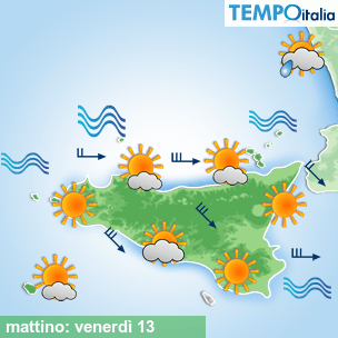 Mappa mattino per la giornata del 2026-02-13