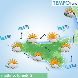 Mappa mattino per la giornata del 2026-03-02