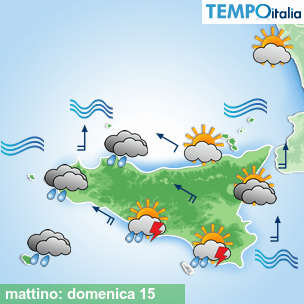 Mappa mattino per la giornata del 2026-03-15