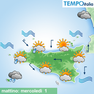 Mappa mattino per la giornata del 2026-04-01