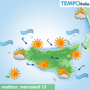 Mappa mattino per la giornata del 2026-05-13