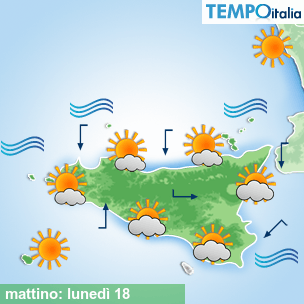 Mappa mattino per la giornata del 2026-05-18