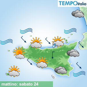 Mappa mattino per la giornata del 2026-10-24